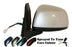 Suzuki SX4 2006-2015 Electric Wing Door Mirror Heated Passenger Side N/S Painted Sprayed