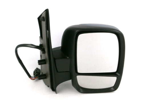 Fiat Scudo Mk2 2007+ Twin Glass Wing Mirror Power Folding Primed Drivers Side