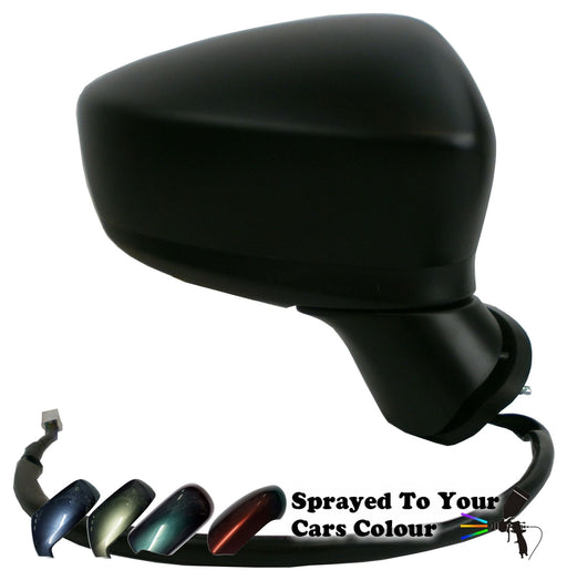 Mazda 3 10/2013-12/2016 Wing Mirror Power Folding Indicator Drivers Side Painted Sprayed