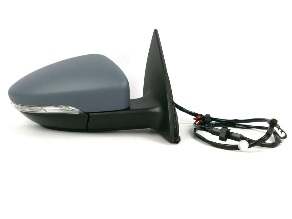 VW Eos 2006-7/2011 Electric Wing Mirror Heated Indicator Primed Drivers Side O/S