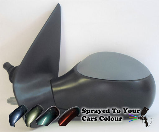 Peugeot 206 1998-2009 Manual Cable Wing Door Mirror Passenger Side N/S Painted Sprayed