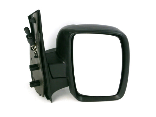 Fiat Scudo Mk.2 2007+ Single Glass Wing Mirror Cable Black Drivers Side O/S