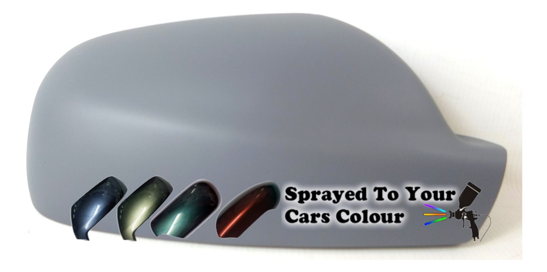 Peugeot 307 (Incl. 307CC) 2001-2009 Wing Mirror Cover Drivers Side O/S Painted Sprayed