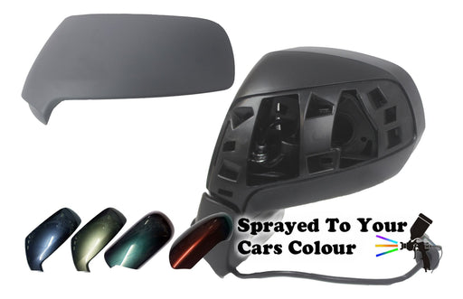 Peugeot 3008 Mk.1 2009+ Wing Mirror Power Folding Passenger Side N/S Painted Sprayed