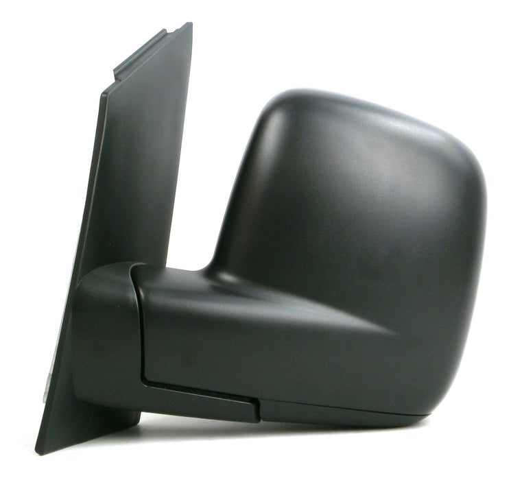 VW Caddy Mk3 10/2010+ Manual Wing Mirror Black Tall Housing Passenger Side N/S