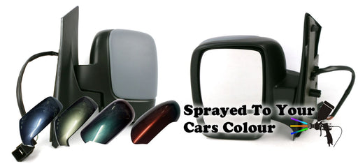 Toyota Proace 2013-12/2016 Twin Glass Wing Mirror Powered Passenger Side Painted Sprayed