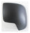 Citroen Nemo 2008+ Black - Textured Wing Mirror Cover Passenger Side N/S