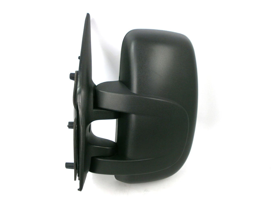 Renault Master Mk.2 10/2003-2010 Short Arm Wing Mirror Black Passenger Side N/S