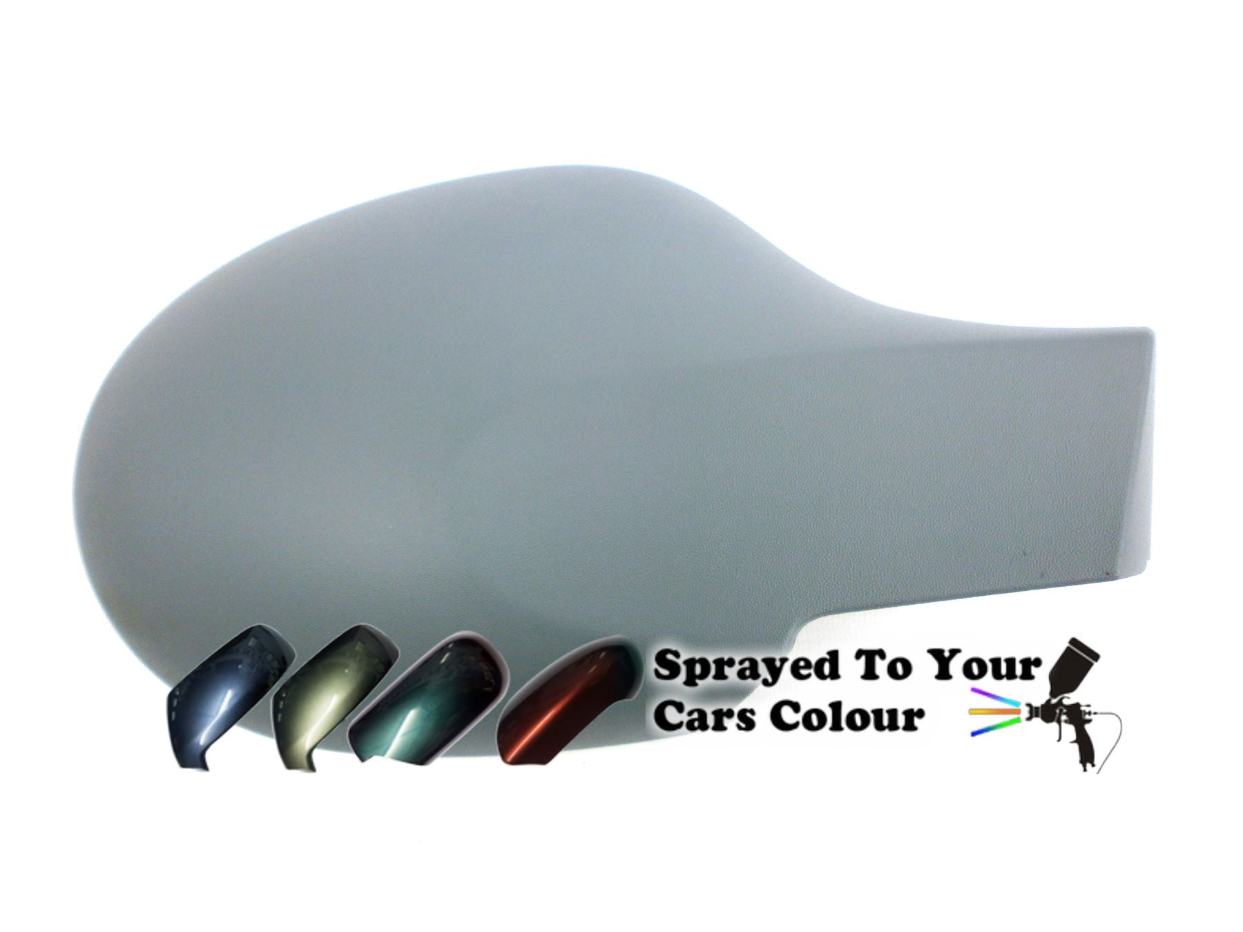 Renault Twingo Mk.1 2007-2/2012 Wing Mirror Cover Drivers Side O/S Painted Sprayed