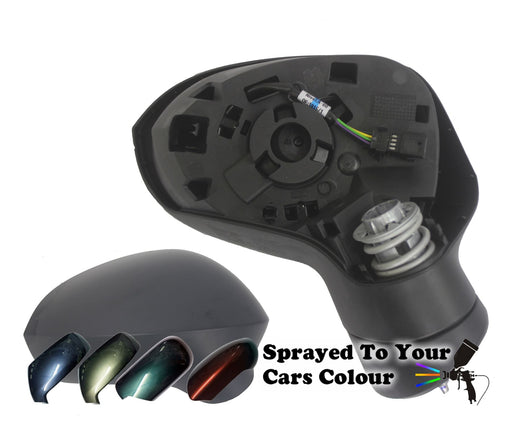 Seat Ibiza Mk5 7/2008+ Electric Wing Door Mirror Heated Drivers Side O/S Painted Sprayed