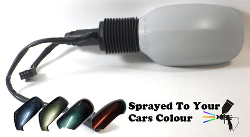 Ford Ka Mk1 1996-3/2009 Electric Wing Mirror Single Connector Passengers Painted Sprayed