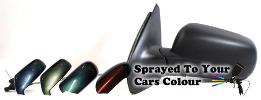 VW Golf Mk4 10/1997-6/2004 Cable Wing Mirror Chrome Glass Passenger Side Painted Sprayed