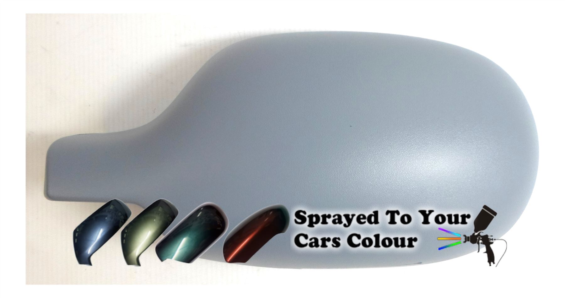 Renault Clio Mk.2 (Incl. Van) 5/1998-2005 Wing Mirror Cover Passenger Side N/S Painted Sprayed