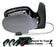 Volkswagen Sharan Mk.1 1995-5/2000 Cable Wing Mirror Drivers Side O/S Painted Sprayed