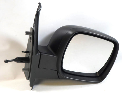 Renault Kangoo Mk2 9/2008-6/2013 Manual Cable Wing Mirror Black Drivers Side O/S