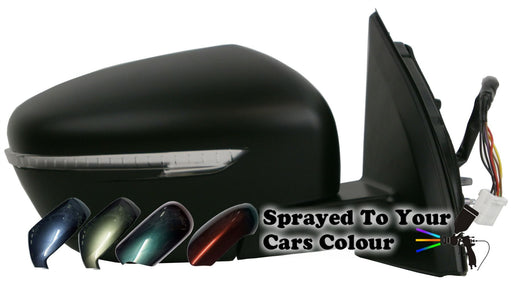 Nissan Qashqai Mk2 2014+ Wing Mirror Power Folding Drivers Side Painted Sprayed
