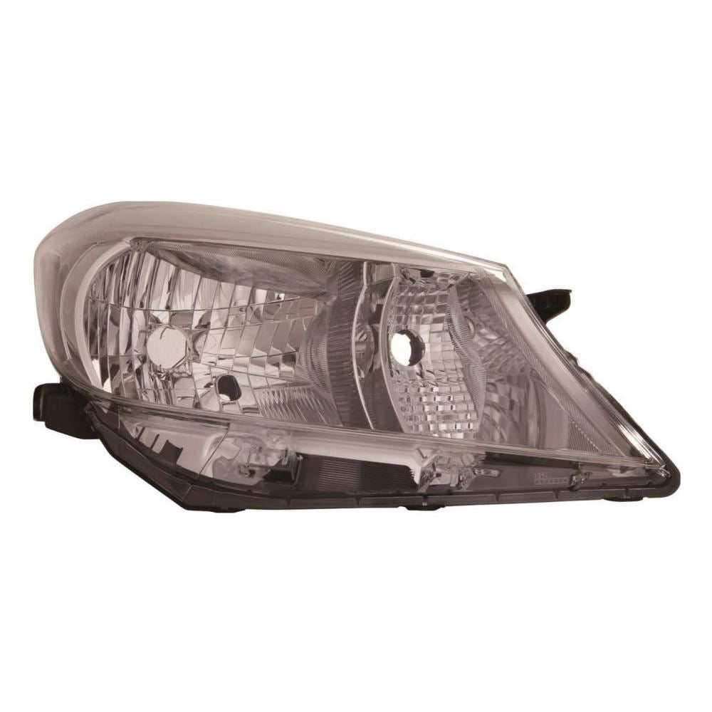 Toyota Yaris Mk3 Hatch 7/2011-11/2014 Dark Grey Trim Headlight Drivers Side O/S
