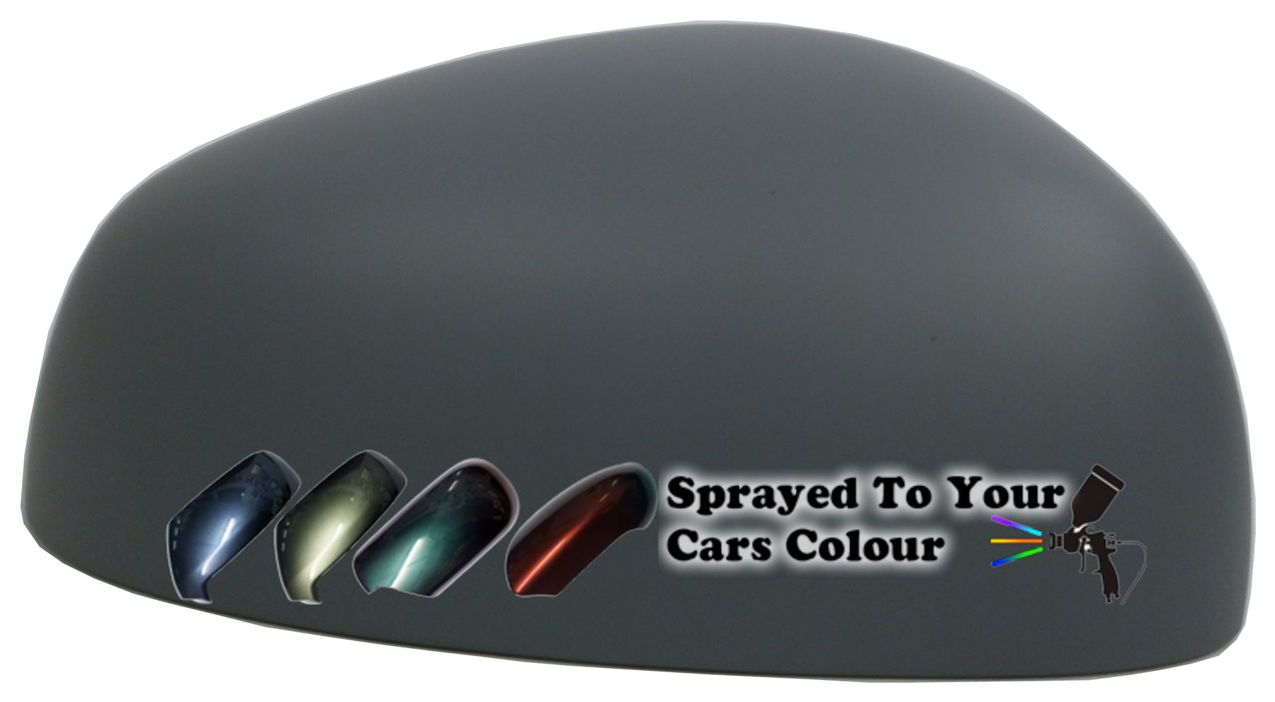 Renault Twingo Mk.2 8/2014+ Wing Mirror Cover Drivers Side O/S Painted Sprayed