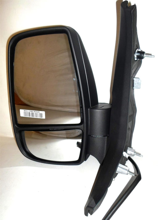 Ford Transit Mk8 3/14+ Short Arm Wing Mirror Manual Indicator 5w Black Passenger