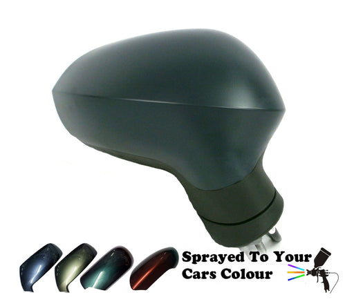 Seat Leon Mk.2 6/2009-6/2013 Wing Mirror Power Folding Drivers Side O/S Painted Sprayed