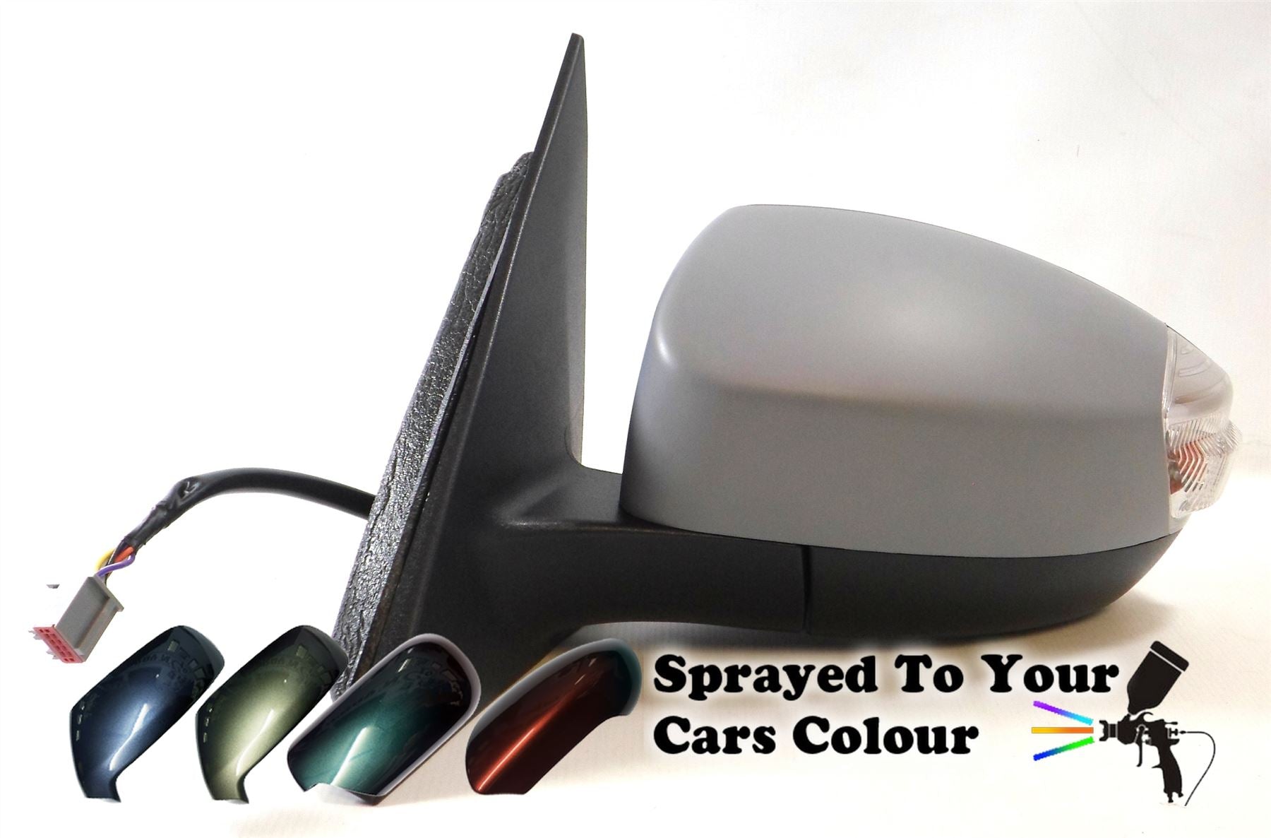 Ford S-Max 06-15 Electric Wing Mirror Indicator Passenger Side N/S Painted Sprayed