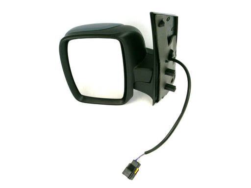 Fiat Scudo Mk2 2007+ Single Glass Wing Mirror Electric Primed Passenger Side N/S