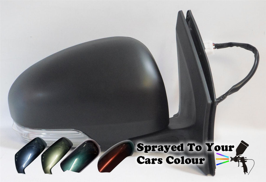 Toyota iQ 2009+ Electric Wing Mirror Heated Indicator Drivers Side O/S Painted Sprayed