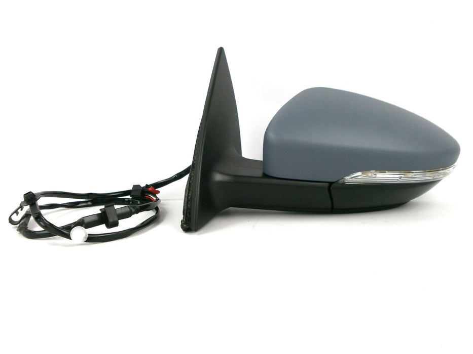 VW Eos 2006-7/2011 Electric Wing Mirror Heated Indicator Primed Passenger Side