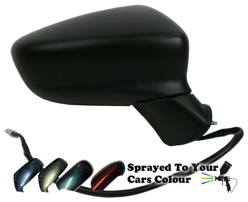 Mazda 6 11/2012-7/2016 Wing Mirror Power Folding Indicator Drivers Side Painted Sprayed
