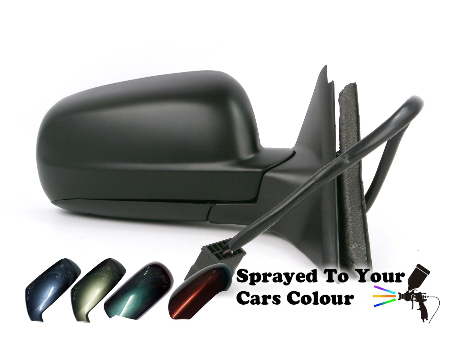 VW Passat Mk5 1997-4/2004 Electric Wing Mirror 12 Hole 5 Pin Driver Side Painted Sprayed