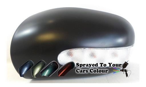 Mercedes Benz C Class (W203) 9/2000-6/2004 Wing Mirror Cover Passenger Side N/S Painted Sprayed