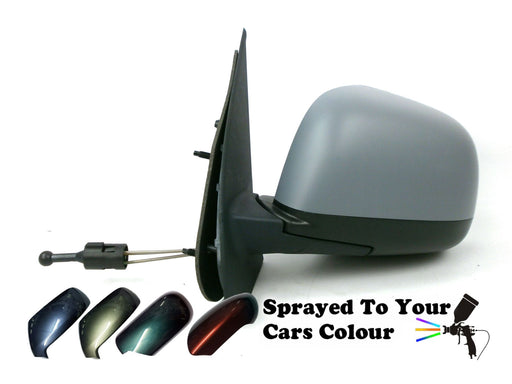 Nissan Micra Mk.3 9/2010-10/2013 Cable Wing Mirror Passenger Side N/S Painted Sprayed