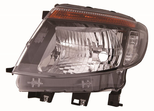Ford Ranger Mk3 8/2011-2/2016 Black Inner Headlight Headlamp Passenger Side N/S