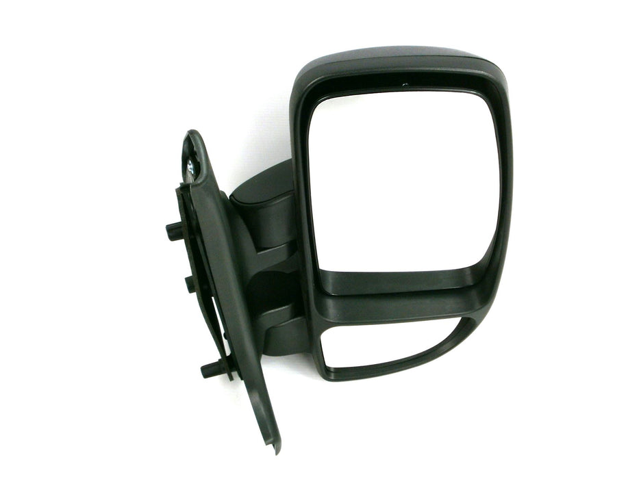 Vauxhall Movano Mk.1 11/2003-2010 Short Arm Wing Mirror Black Drivers Side O/S