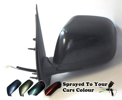 Nissan Micra Mk4 9/2010-8/2017 Electric Wing Mirror 3 Pin Passenger Side Painted Sprayed