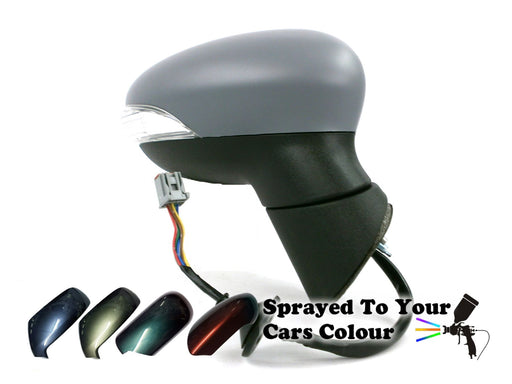 Ford Fiesta Mk7 10/2008-2012 Wing Mirror Power Folding Drivers Side Painted Sprayed