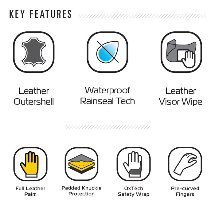 Oxford Men's Vancouver 1.0 Gloves Stealth Black