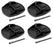 Universal Fit Caravan Trailer Jack Pads x4 Corner Stable Feet MP4976