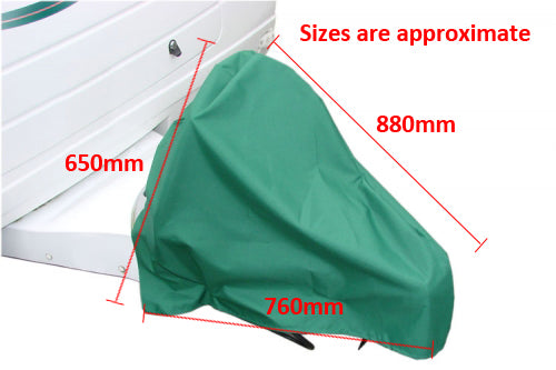 Universial Fit All Years Caravan Trailer Towing Hitch Cover Green Breathable MP9258