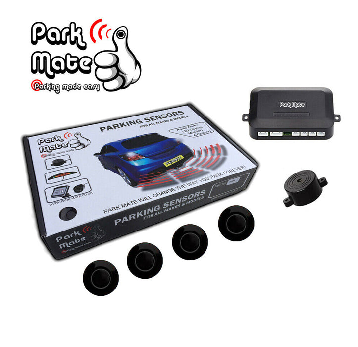 Toyota Hiace Park Mate PM100 Rear Reverse Black Parking Sensors Audio Buzzer Kit