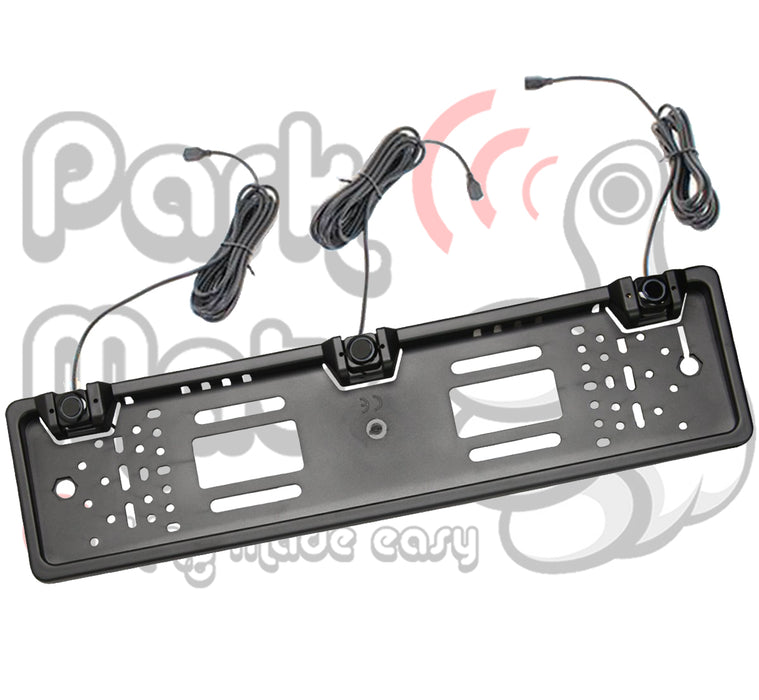 UNIVERSAL LICENSE PLATE REAR PARKING SENSORS AUDIO PARK MATE PM150
