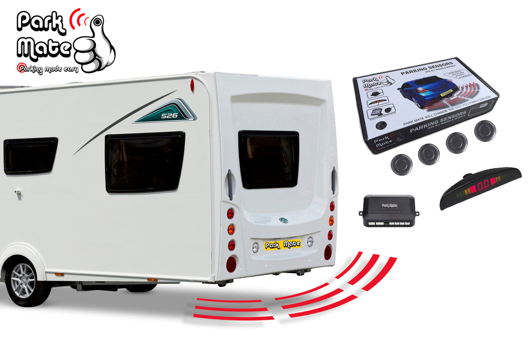 UNIVERSAL CARAVAN WIRELESS LED DISPLAY PARKING SENSOR KIT PARK MATE PM550L