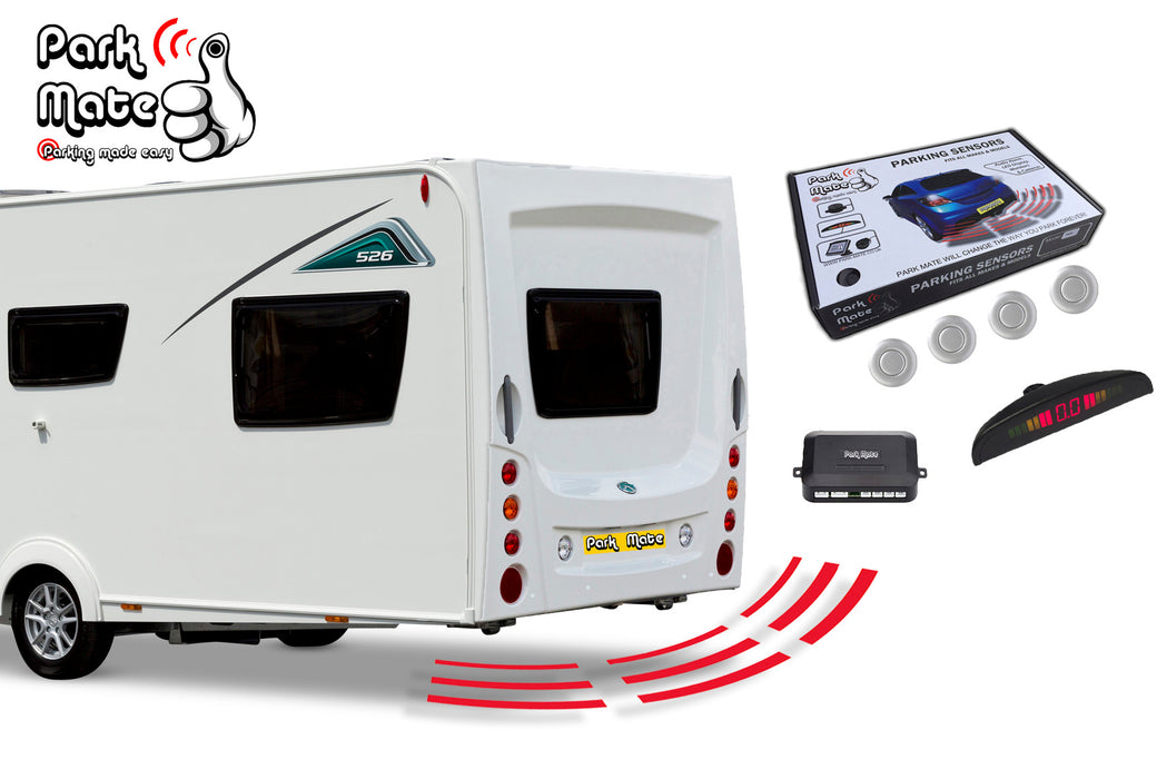 UNIVERSAL CARAVAN WIRELESS LED DISPLAY PARKING SENSOR KIT PARK MATE PM550L