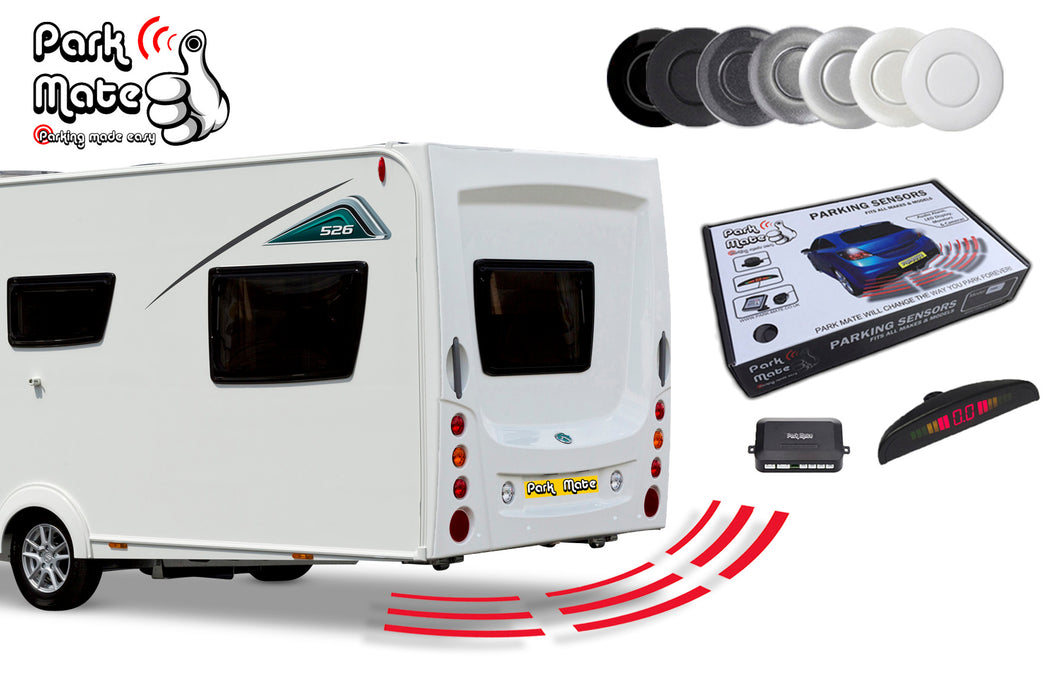 UNIVERSAL CARAVAN WIRELESS LED DISPLAY PARKING SENSOR KIT PARK MATE PM550L