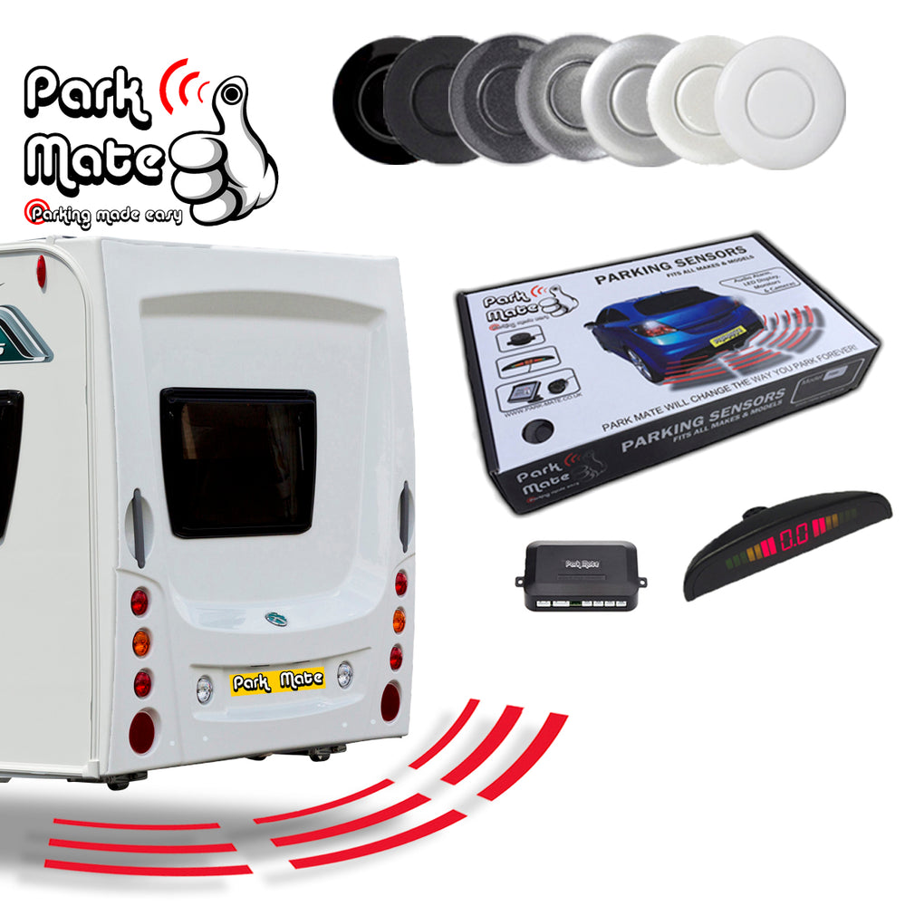 UNIVERSAL CARAVAN WIRELESS LED DISPLAY PARKING SENSOR KIT PARK MATE PM550L