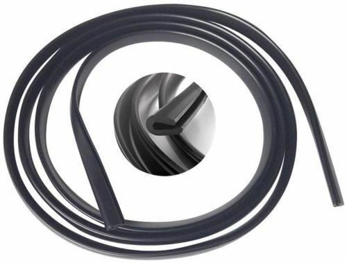 Universal Fit Black Door Edge Protector Guard Strip Moulding 2 Meter SWDP1