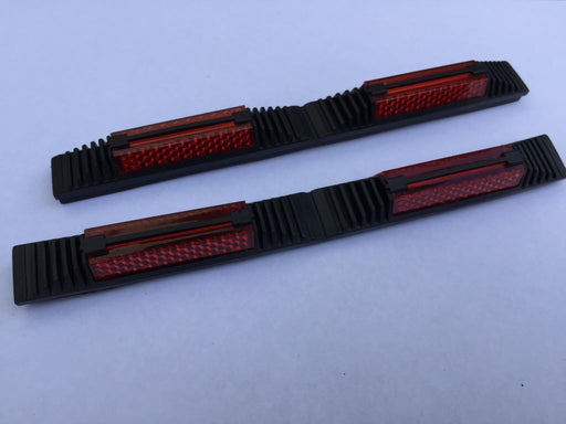 Universal Fit Black Door Edge Protector Guard Strip Reflector 2 Door SWDP3