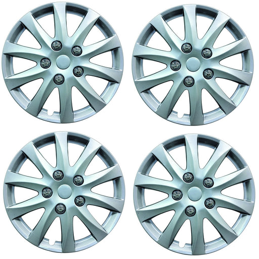 Universal 14 Inch Silver Car Wheel Trims Hub Caps Plastic Covers Phoenix 14" SWUX101