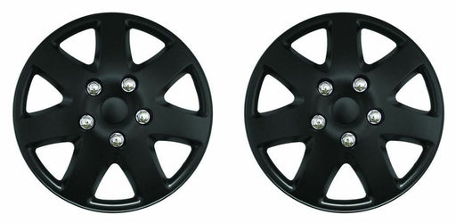 Universal Fit 13" Tempest Black Caravan Trailer Wheel Trims Pair SWUX56