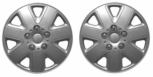 Universal Fit 13" Hurricane Silver Caravan Trailer Wheel Trims Pair SWUX6